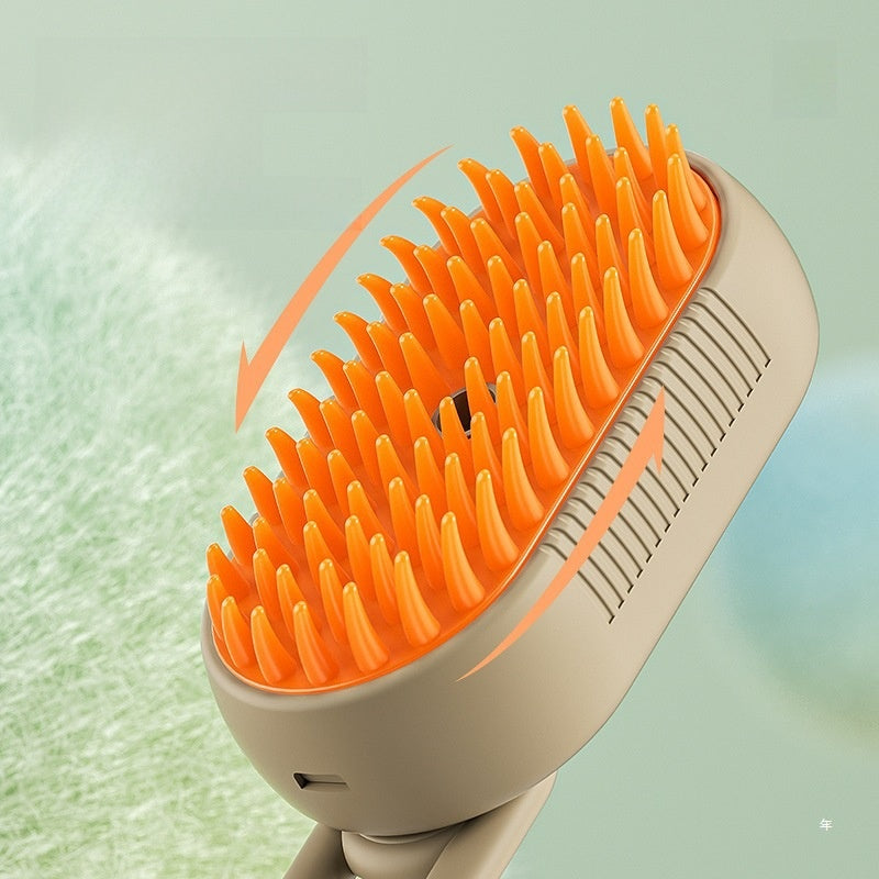 Pet Hair Removal Spray Massage Grooming Brush