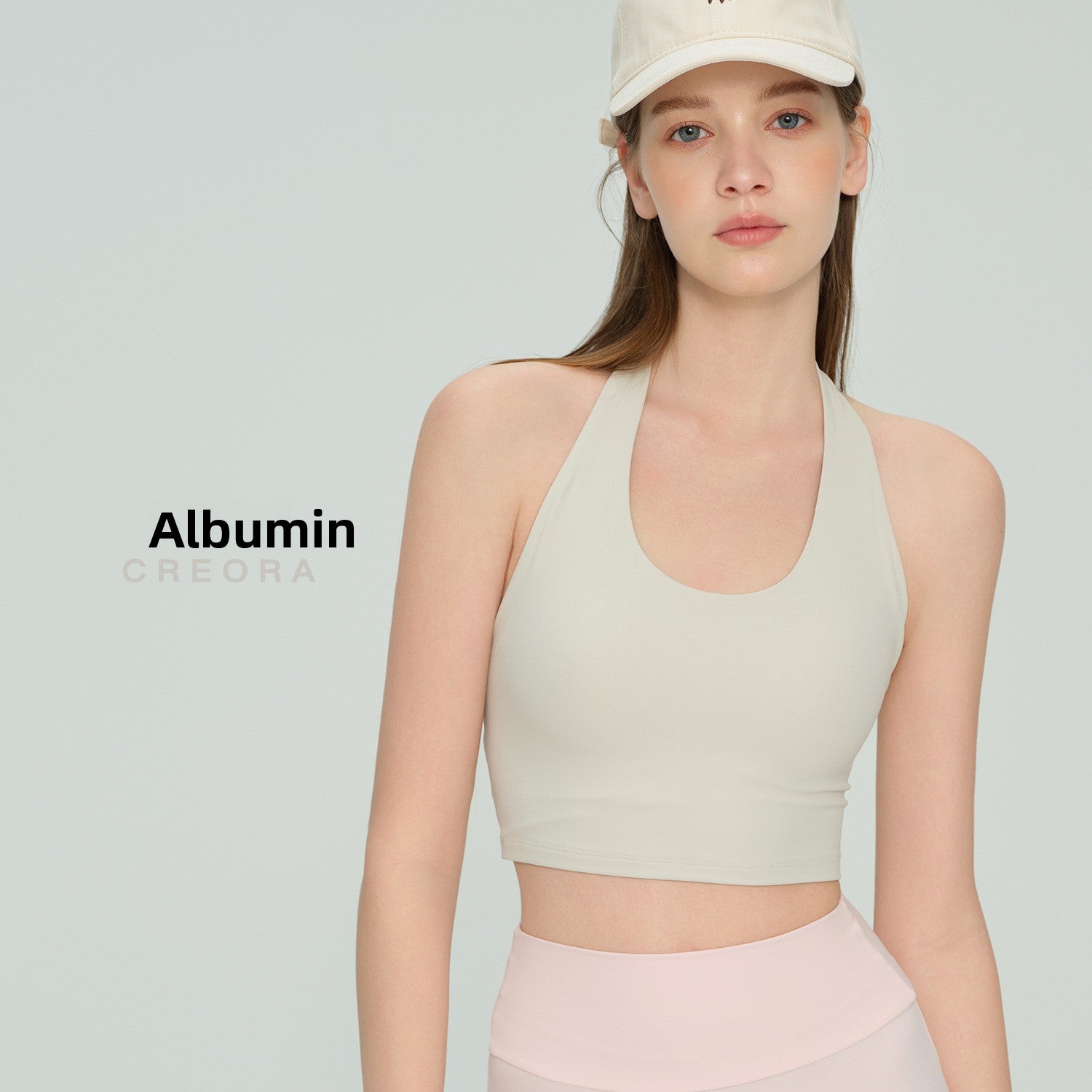 Womens Halter Neck Sports Top
