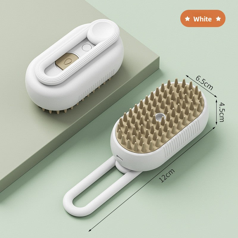 Pet Hair Removal Spray Massage Grooming Brush