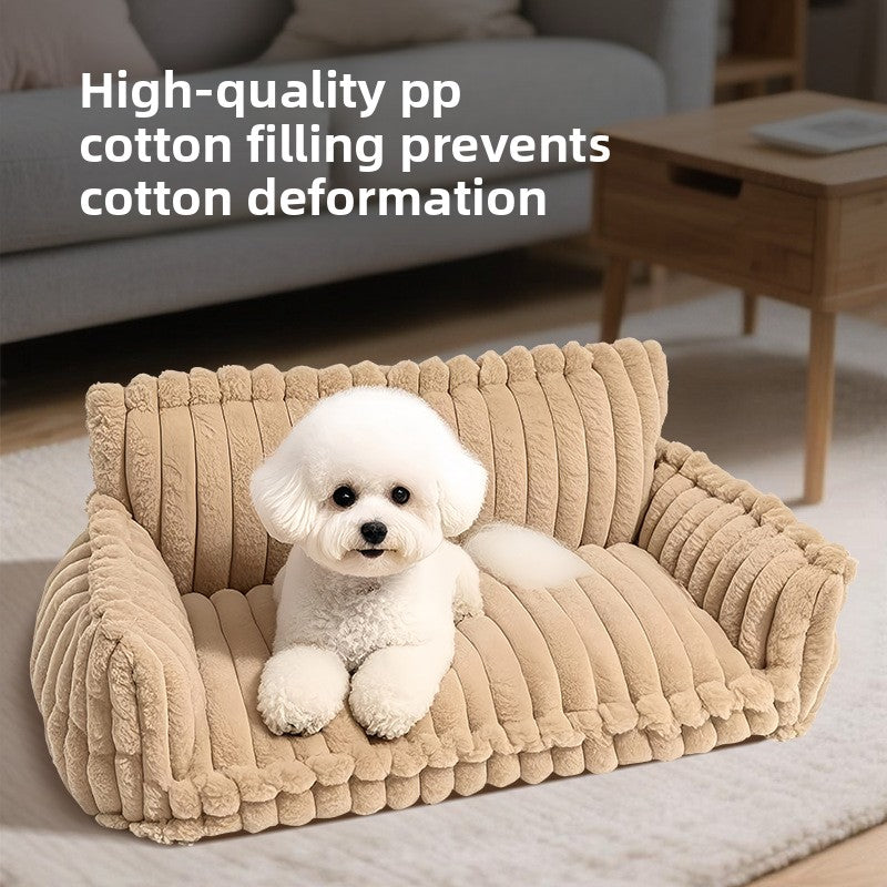 Removable Washable Plush Pet Bed