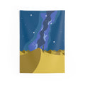 Desert Night Sky Tapestry — Starry Milky Way Wall Hanging