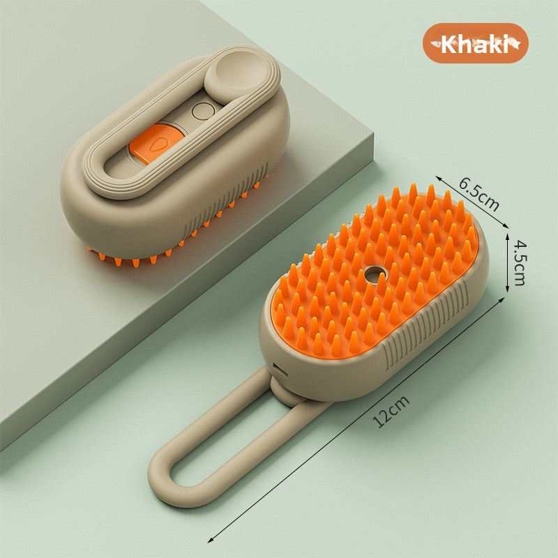 Pet Hair Removal Spray Massage Grooming Brush