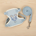 Bear Pet Harness & Leash Set for Small Dogs & Cats ? Breathable Adjustable Vest Harness