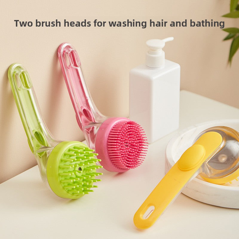 Pet Shampoo Bath Brush with Massage Function