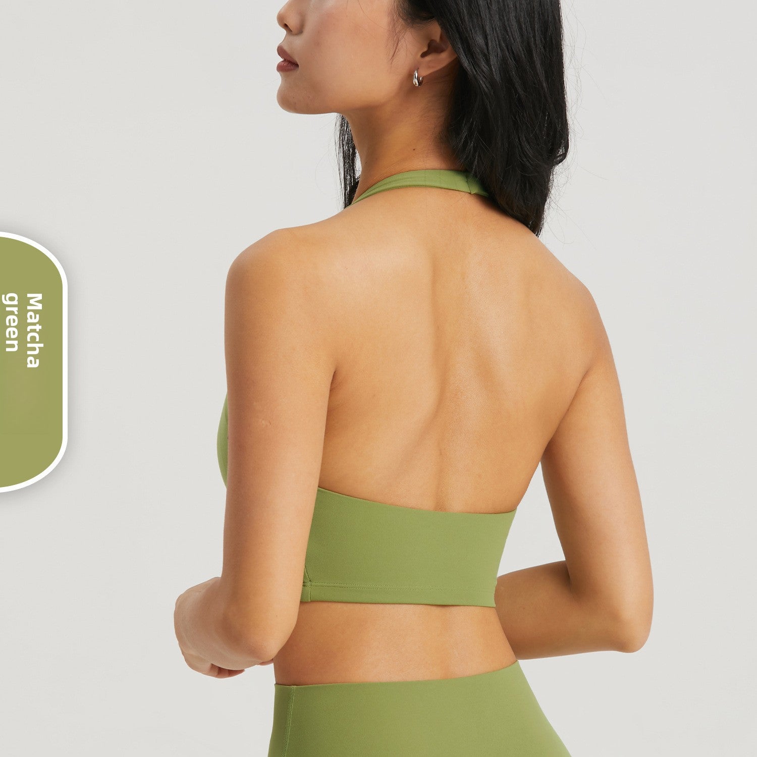 Womens Halter Neck Sports Top