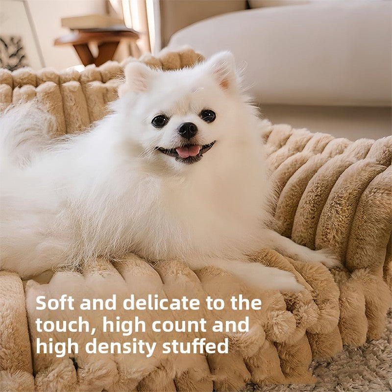 Removable Washable Plush Pet Bed