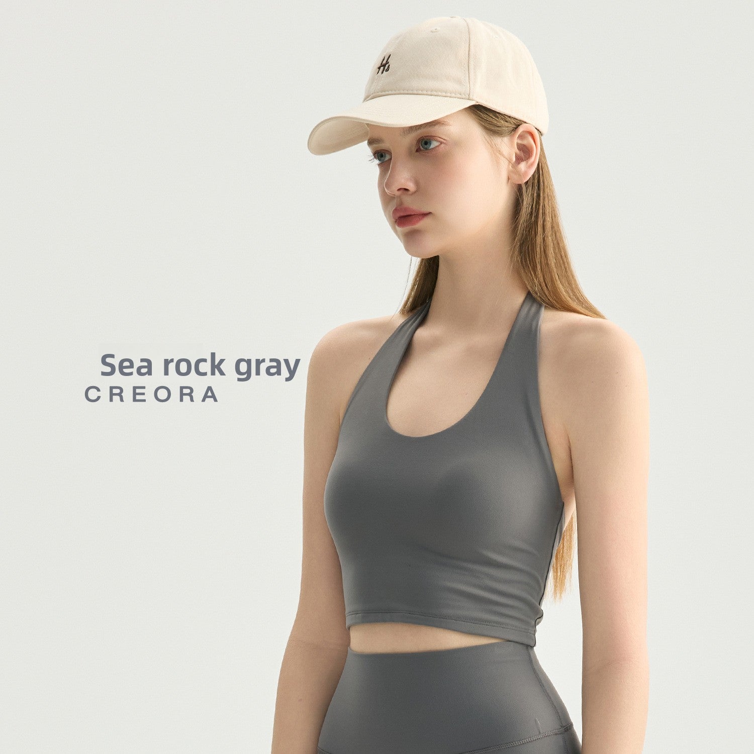 Womens Halter Neck Sports Top