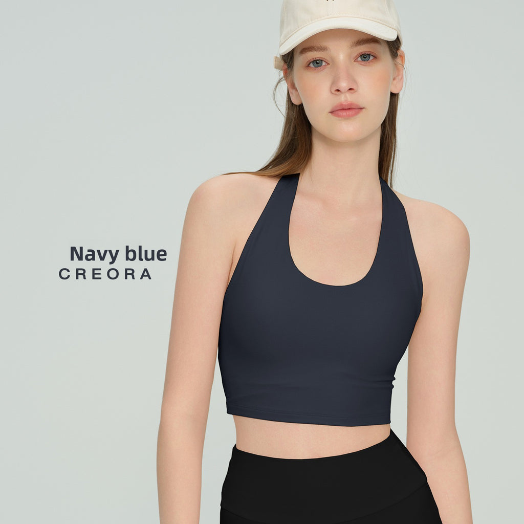 Womens Halter Neck Sports Top