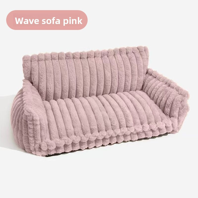 Removable Washable Plush Pet Bed